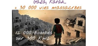 Stop au génocide à Gaza, à Rafah…