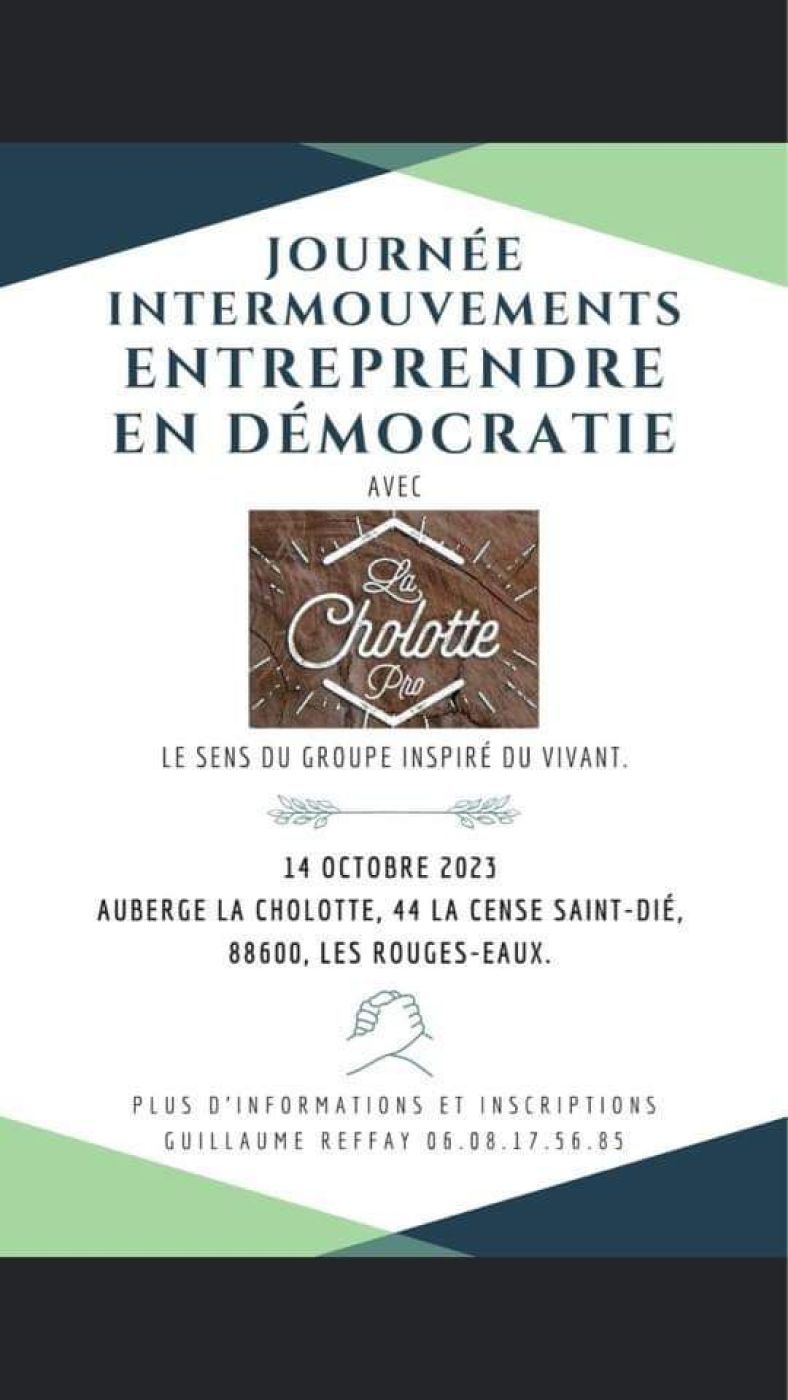 ENTREPRENDRE EN DEMOCRATIE