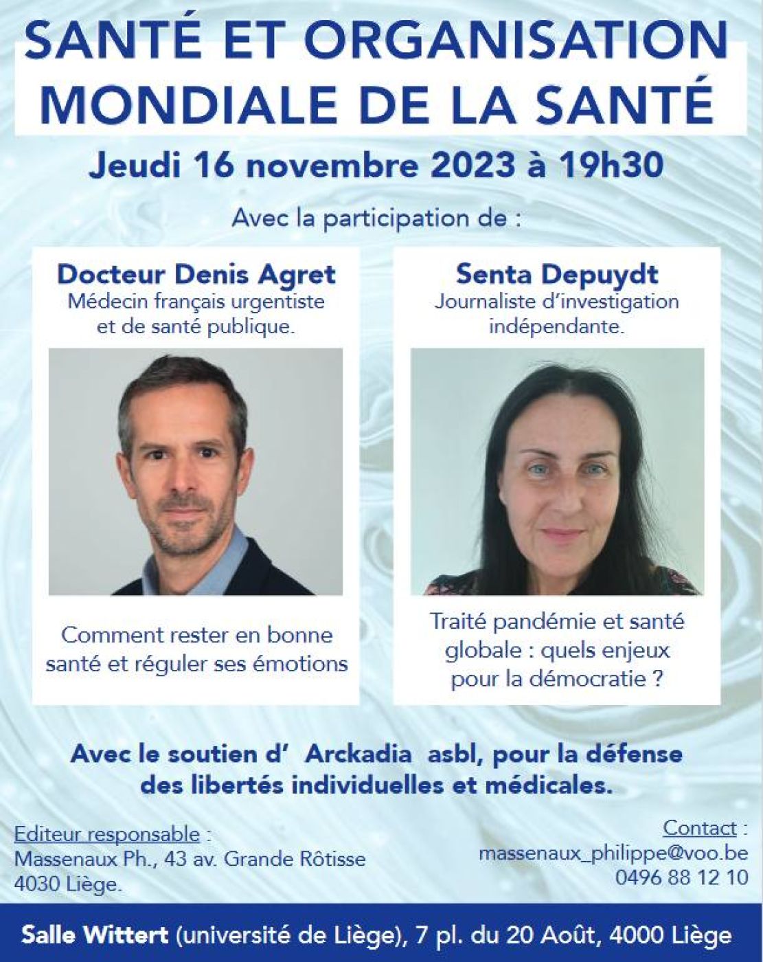 Conférence-Débat : Santé et Organisation Mondiale de la Santé