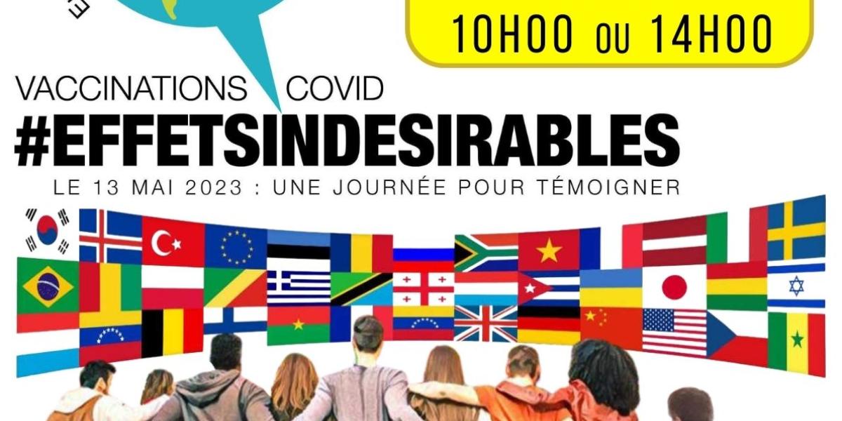 affiche journée mondiale d'hommage aux victimes des injections covid