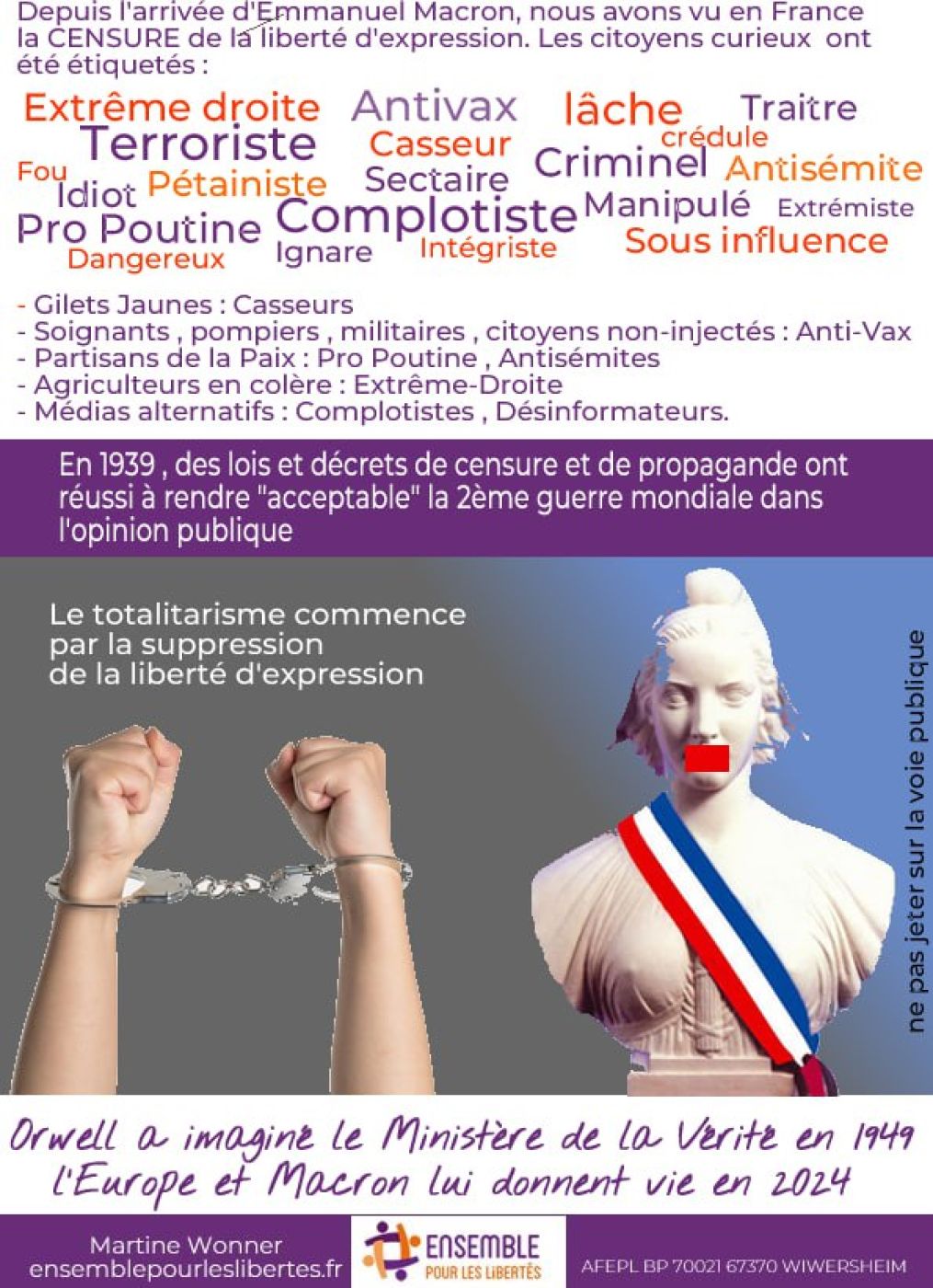 🗽 POUR LES LIBERTÉS 🗽