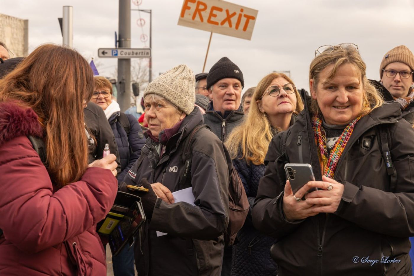 Ensemble pour les Libertés devant le Parlement européen en soutien aux agriculteurs