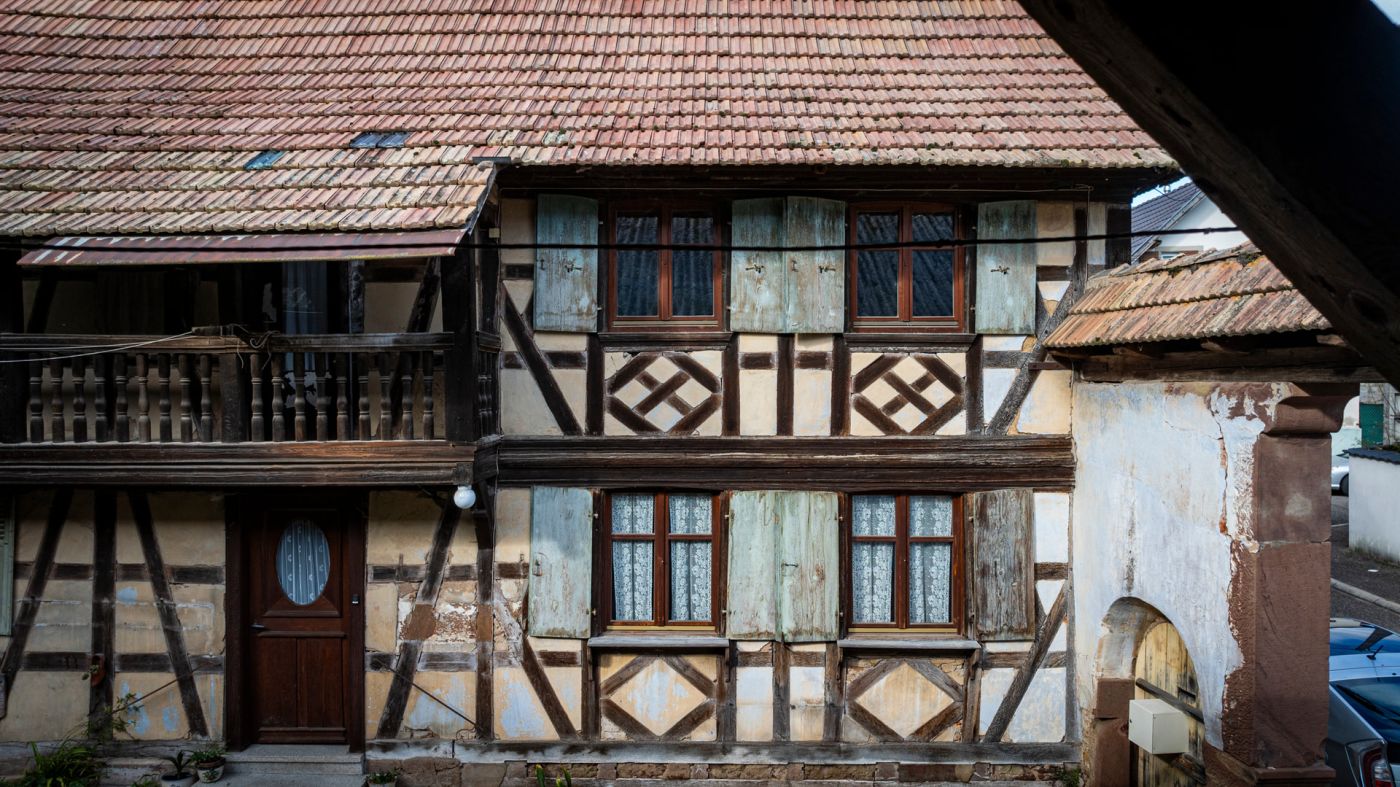 Corps de ferme alsacien de 1836 écolieu intergénérationnel en devenir