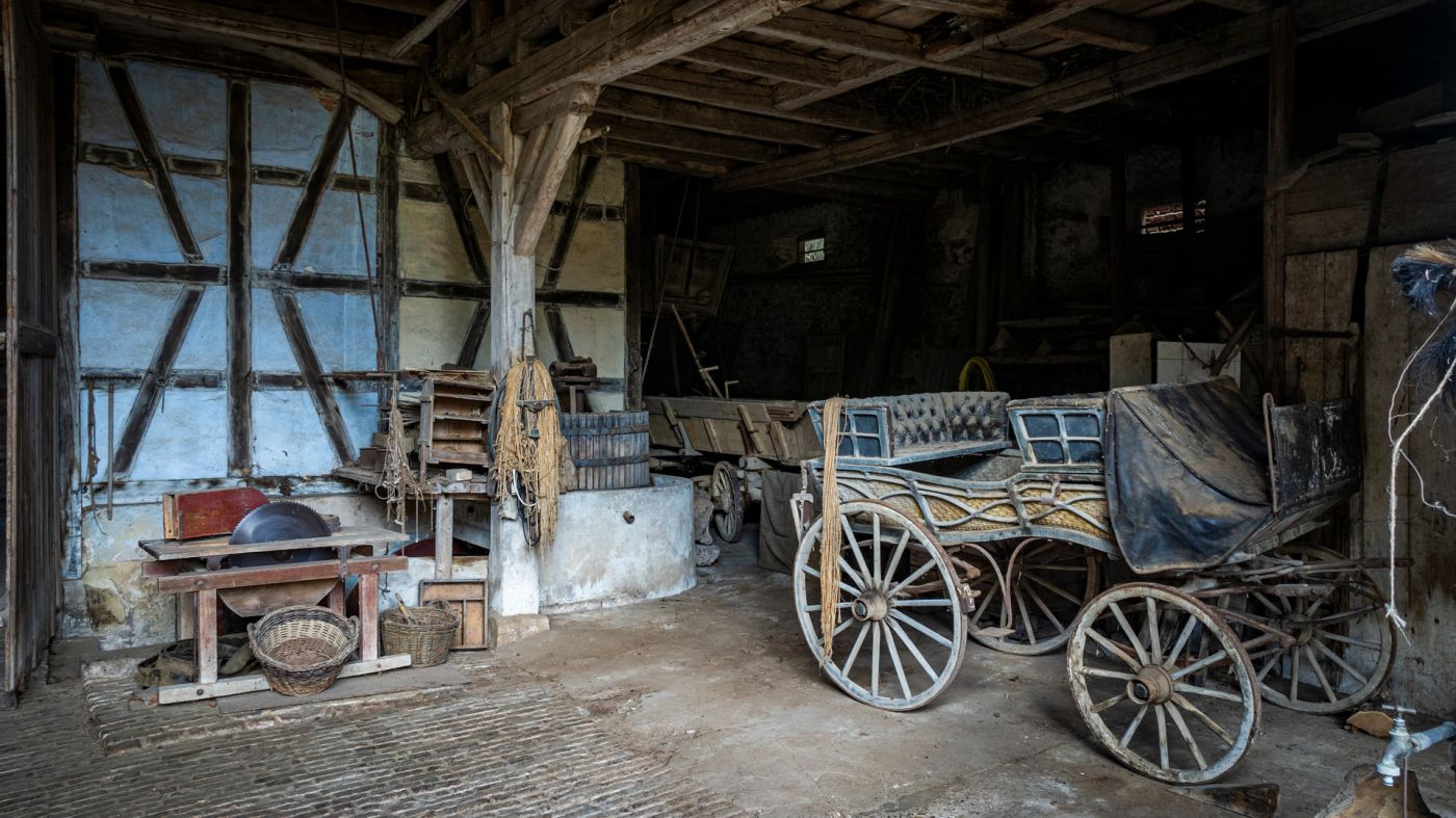 Corps de ferme alsacien de 1836 écolieu intergénérationnel en devenir