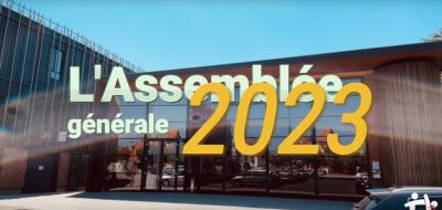 Titre 'L'assemblée générale 2023' EPL devant l'espace Terminus à Truchtersheim