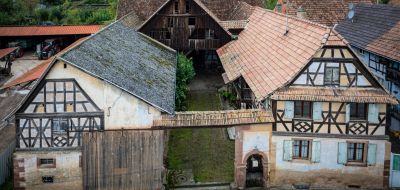 Corps de ferme alsacien de 1836 écolieu intergénérationnel en devenir